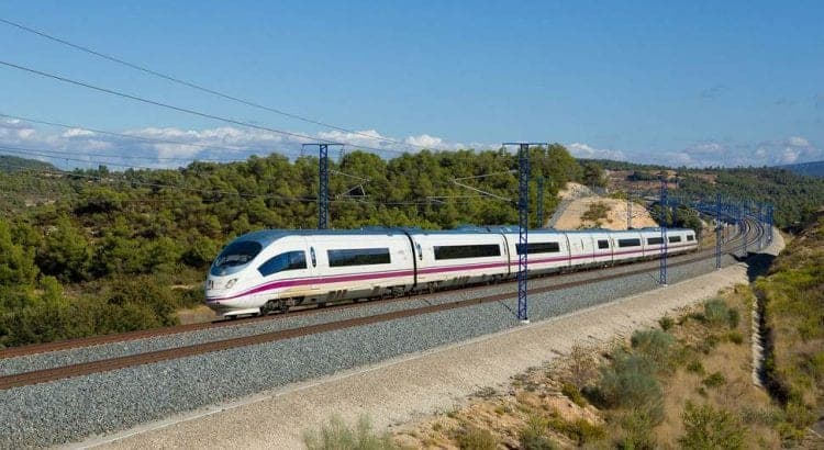 Скоросной поезд Барселона - Мадрид